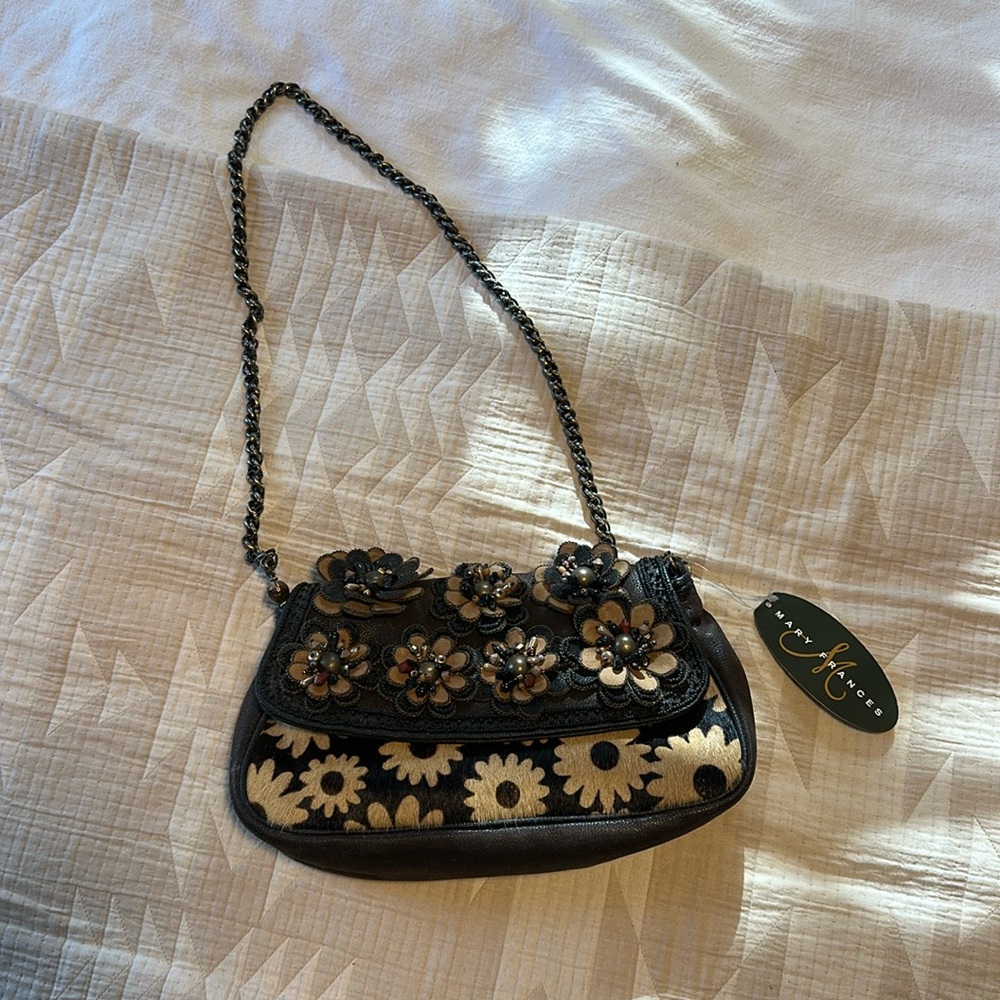 Mary Frances handbag NWT brown leather